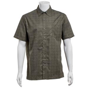 Mens Preswick & Moore(R) Microfiber Striped Plaid Button Down Shirt