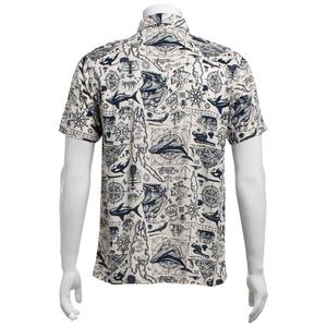 Mens Preswick & Moore(R) Nautical Whale Button Down Shirt alternate view