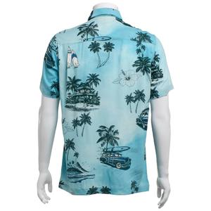 Mens Preswick & Moore(R) Beach Scene Button Down Shirt alternate view