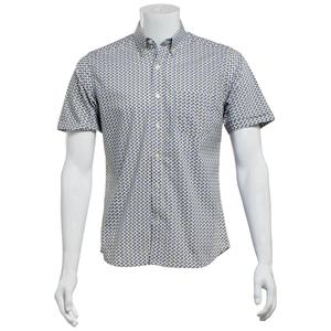 Mens North Hudson Tuckless Geo Button Down Shirt