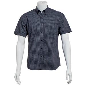 Mens North Hudson Tuckless Circles Button Down Shirt - India Ink