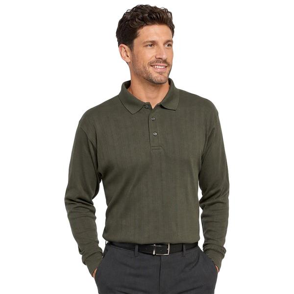 Mens Architect(R) Drop Needle Interlock Polo alternate view