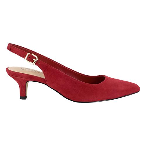 Womens Bella Vita Scarlett Suede Slingback Kitten Heels alternate view