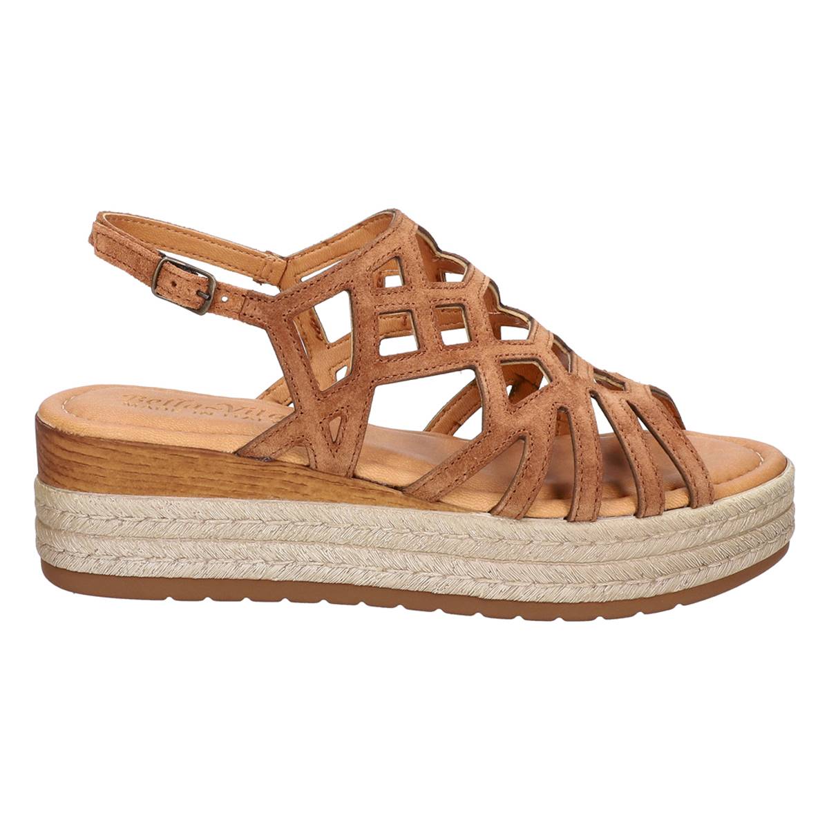 Womens Bella Vita Italy Zip-Italy Platform Espadrilles Sandals