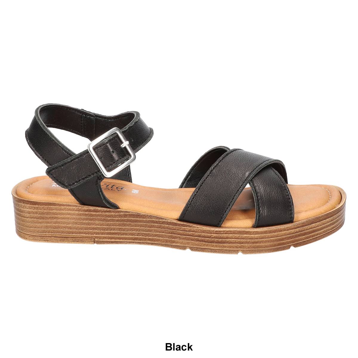 Womens Bella Vita Car-Italy Platform Wedge Sandals