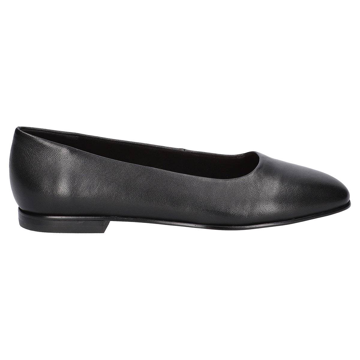 Womens Bella Vita Kimiko Leather Square Toe Flats