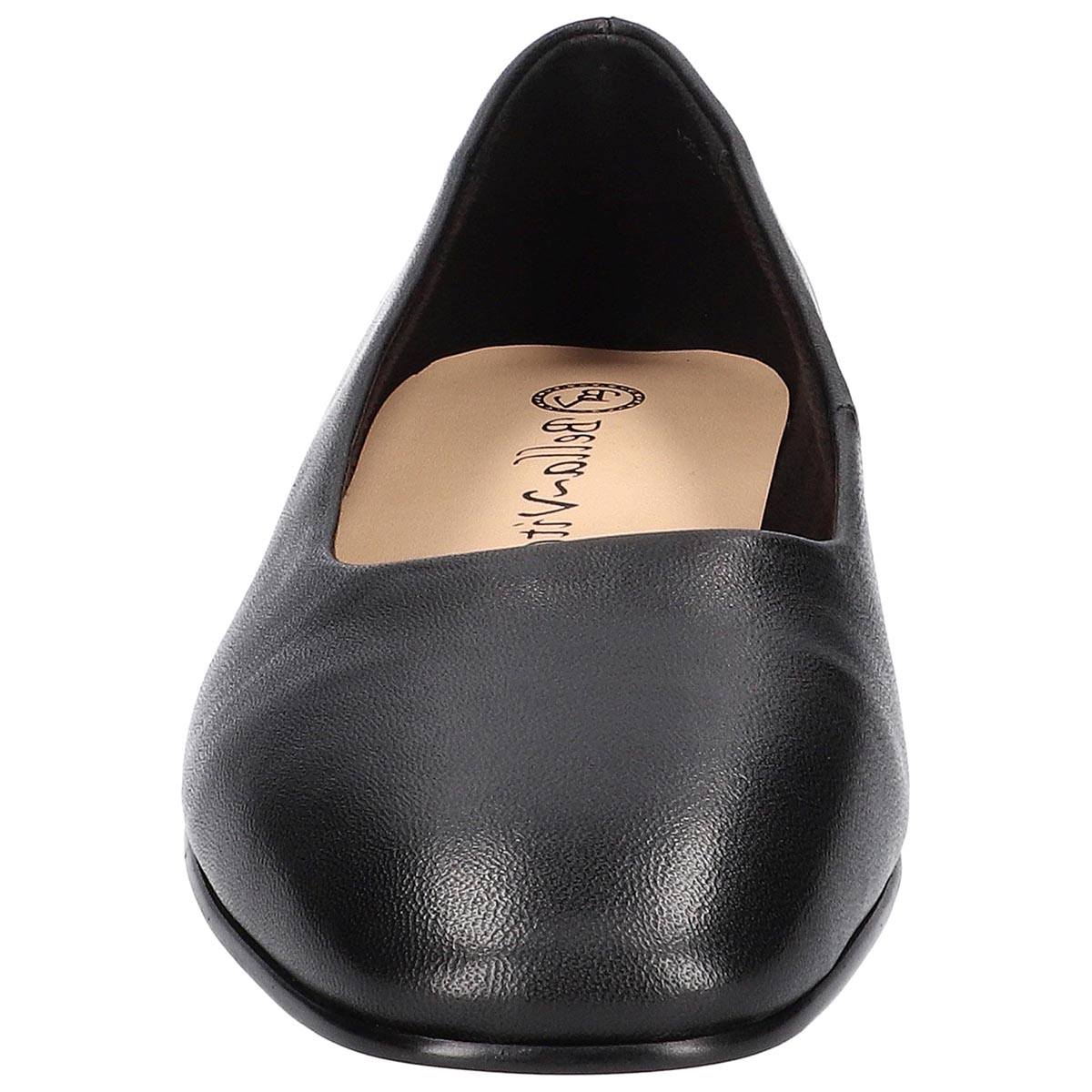 Womens Bella Vita Kimiko Leather Square Toe Flats