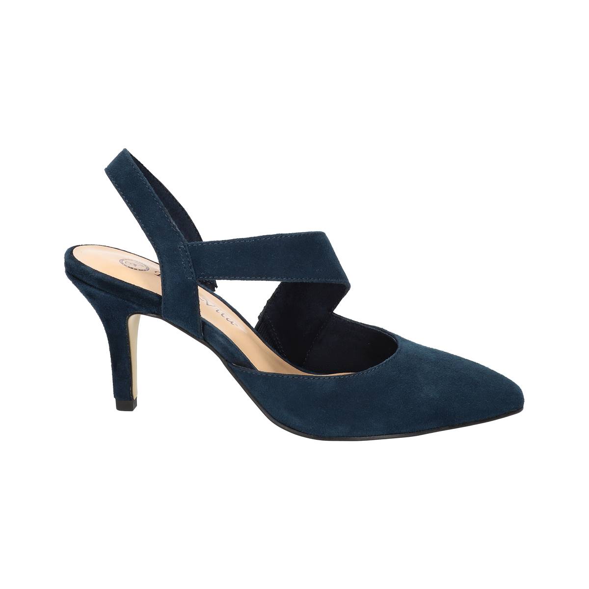 Womens Bella Vita Arabella Asymmetrical Suede Pumps