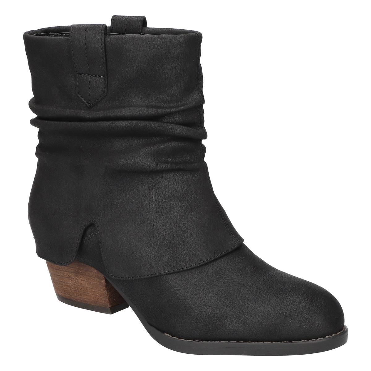 Womens Bella Vita Twyla Slouch Block Heel Ankle Boots