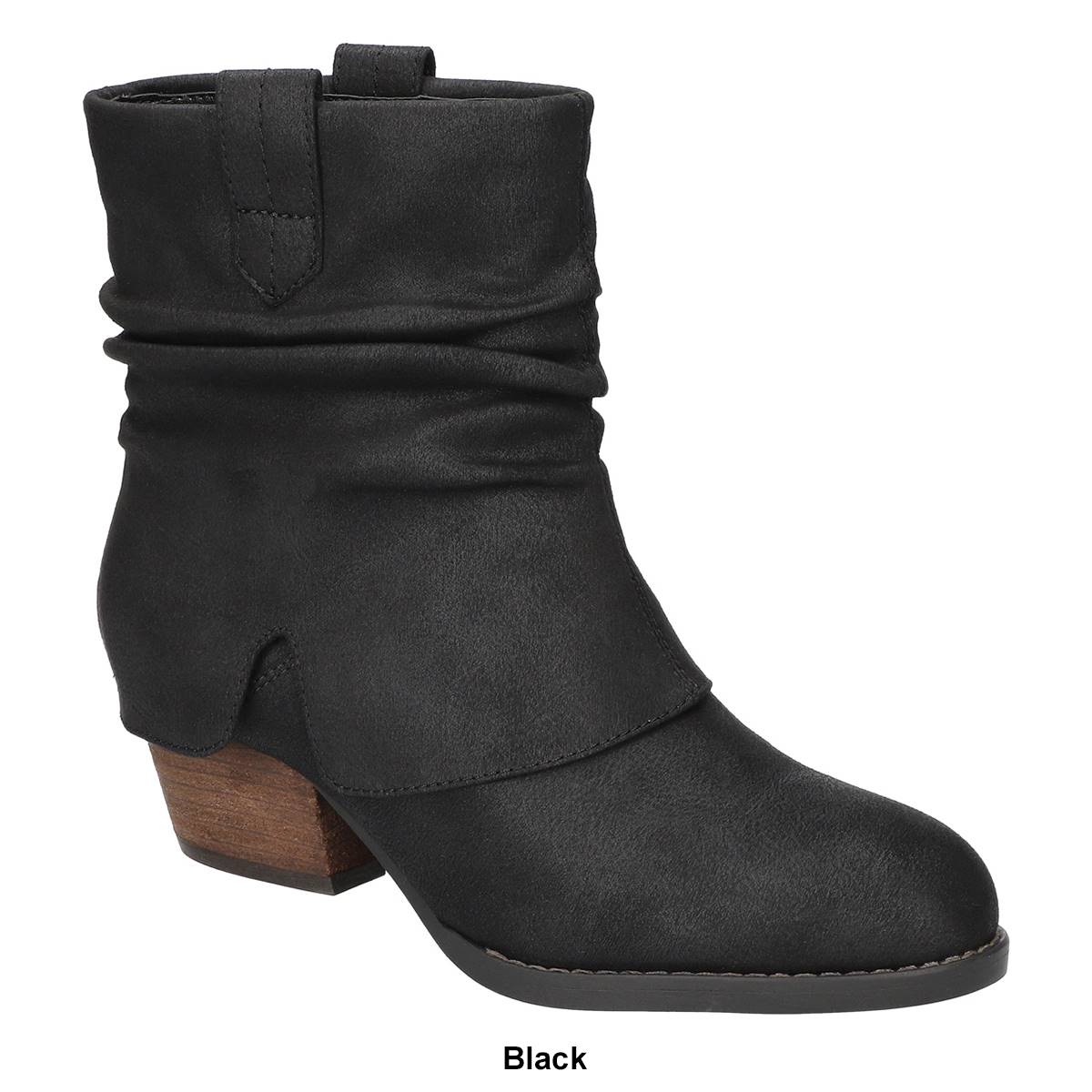 Womens Bella Vita Twyla Slouch Block Heel Ankle Boots