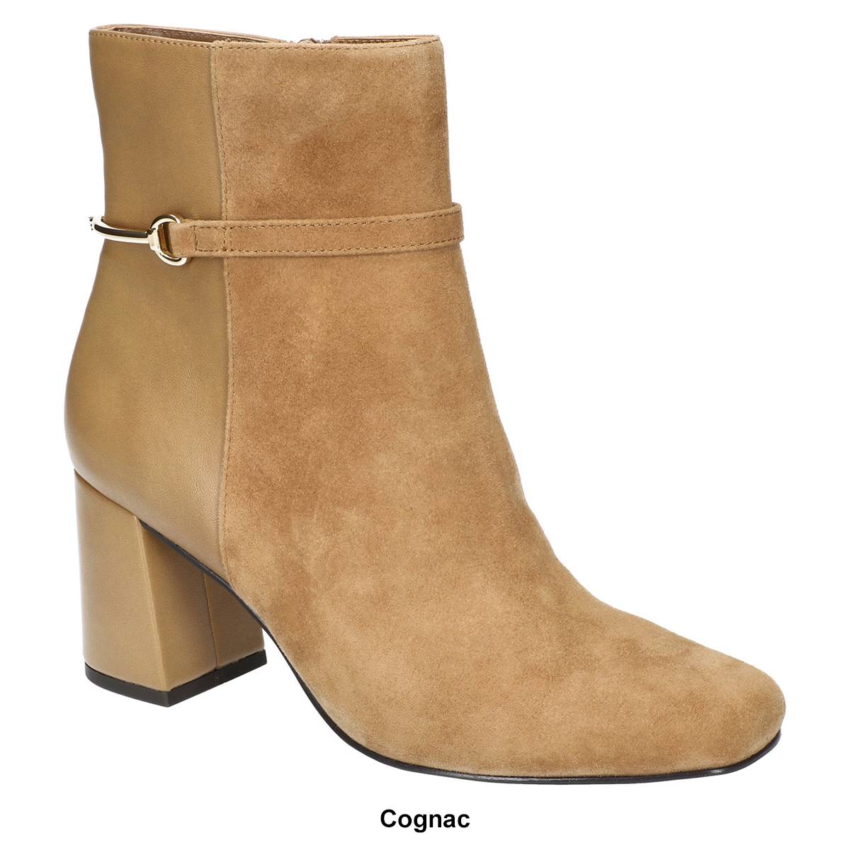 Womens Bella Vita Quincy Square Toe Ankle Boots