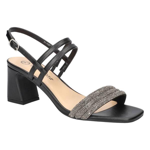 Womens Bella Vita Majesty Square Toe Block Heel Sandals