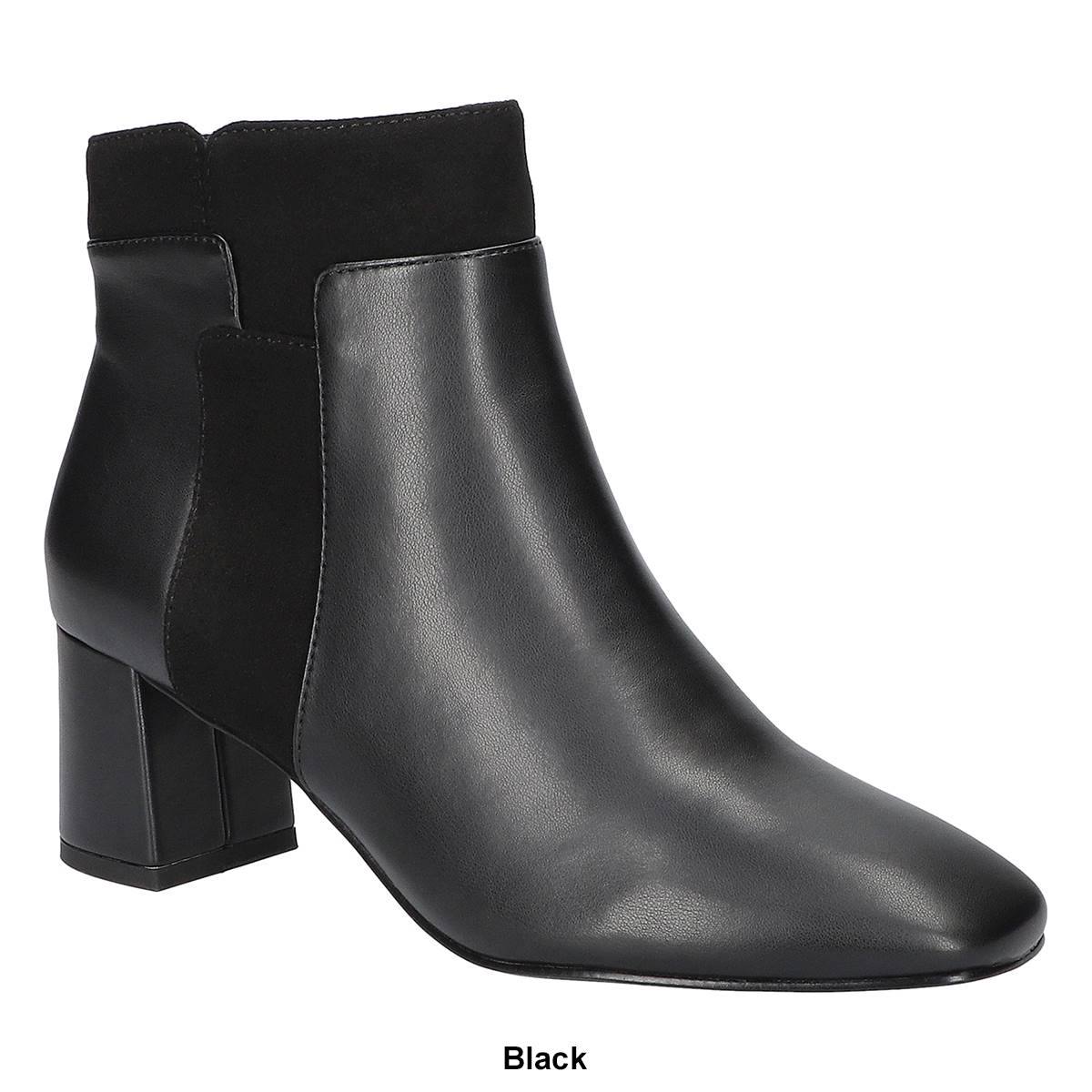 Womens Bella Vita Medley Square Toe Dress Ankle Boots