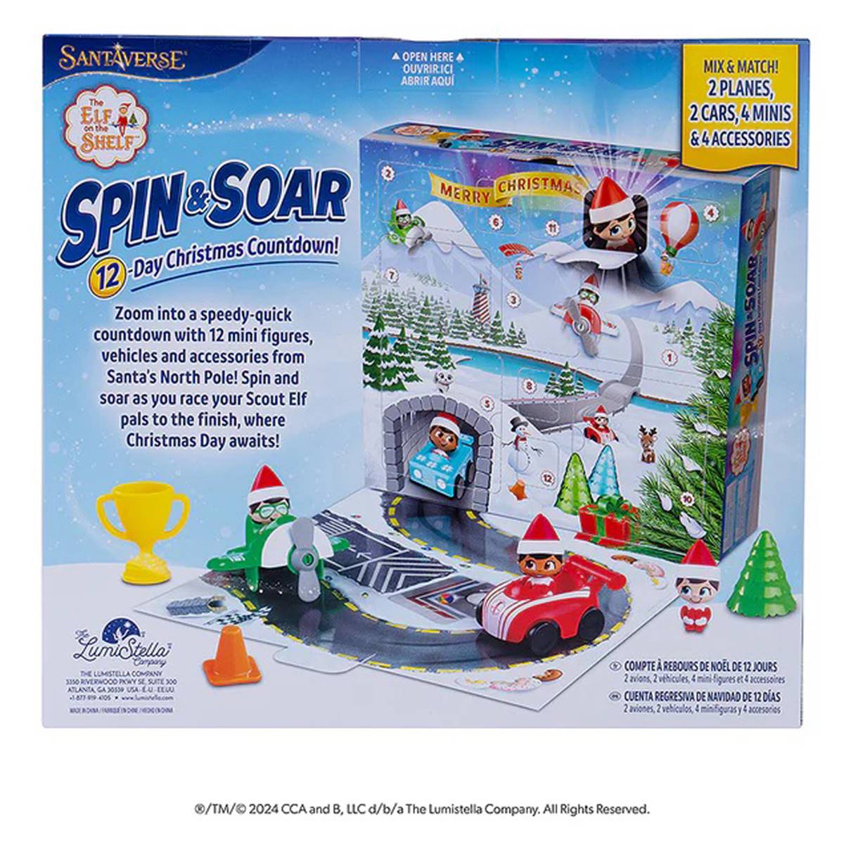 The Elf On The Shelf(R) Spin & Soar 12-Day Advent