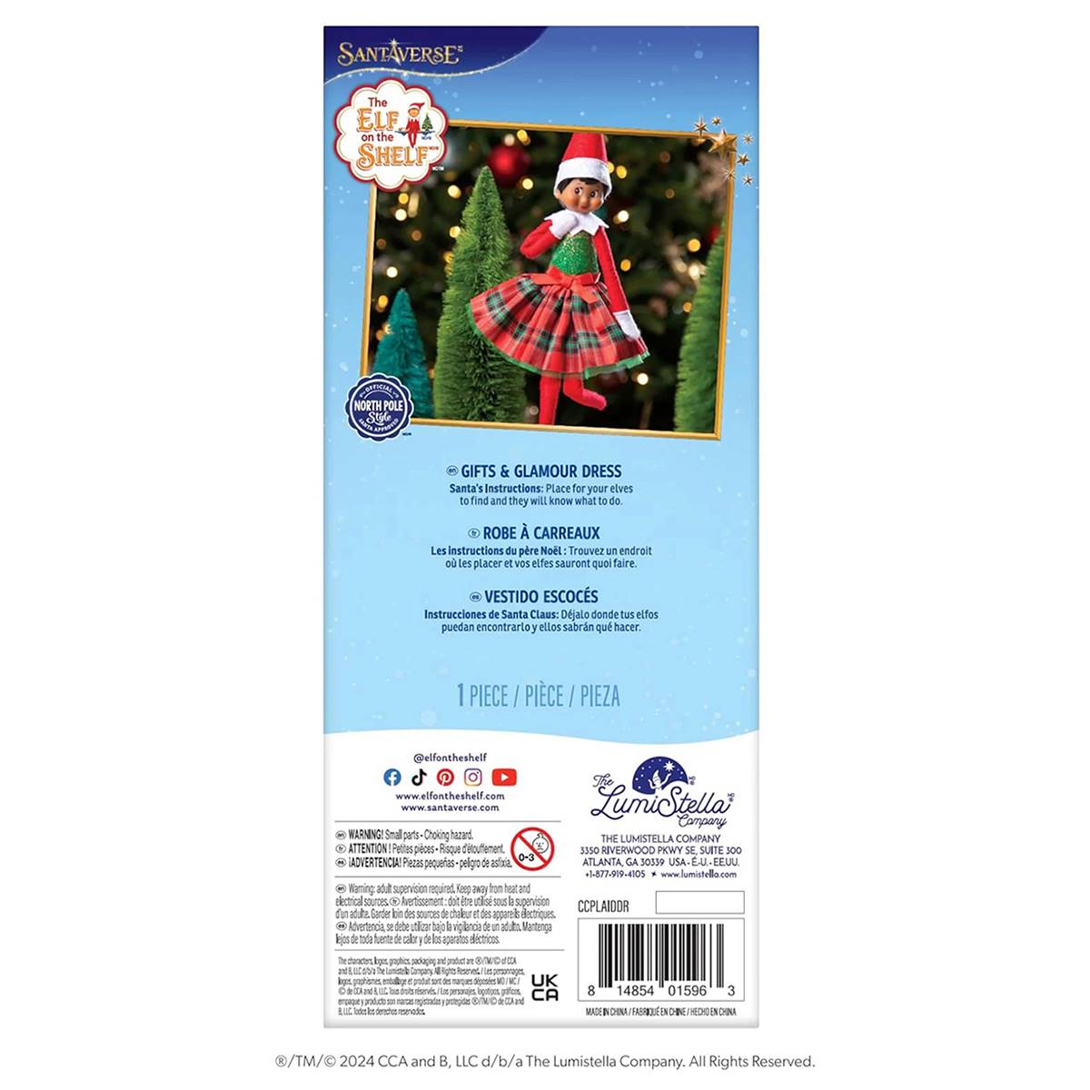 The Elf On The Shelf(R) Gifts & Glamour Party Dress