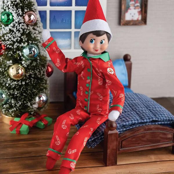 The Elf on the Shelf(R) Claus Couture Candy Cane Couture Pajama Set alternate view