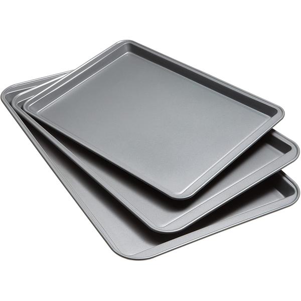 Kitchenworks 3pc. Nonstick Steel Cookie Sheets alternate view