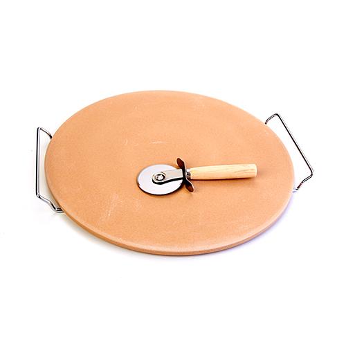 Kitchenworks 15in. Round Pizza Stone Set
