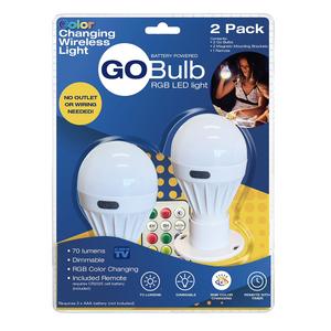 As Seen On TV 2pk. Battery Powered Go Bulb