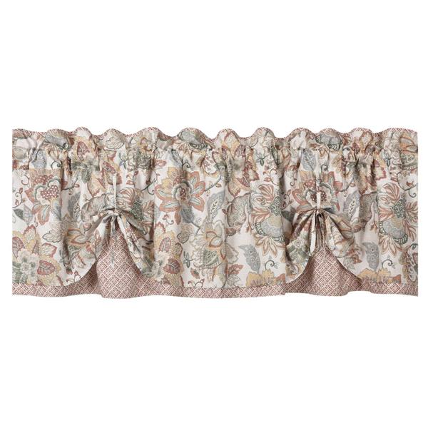 Royal Court Janessa Jacquard Window Straight Valance - 72x17