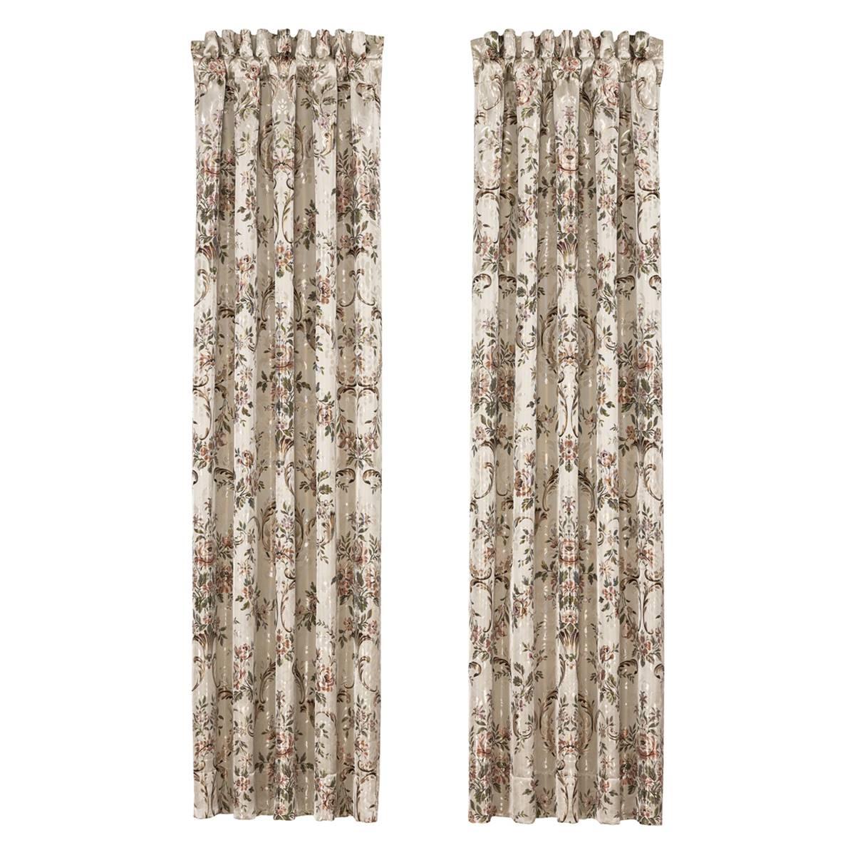 J. Queen New York Pecora Window Panel Pair
