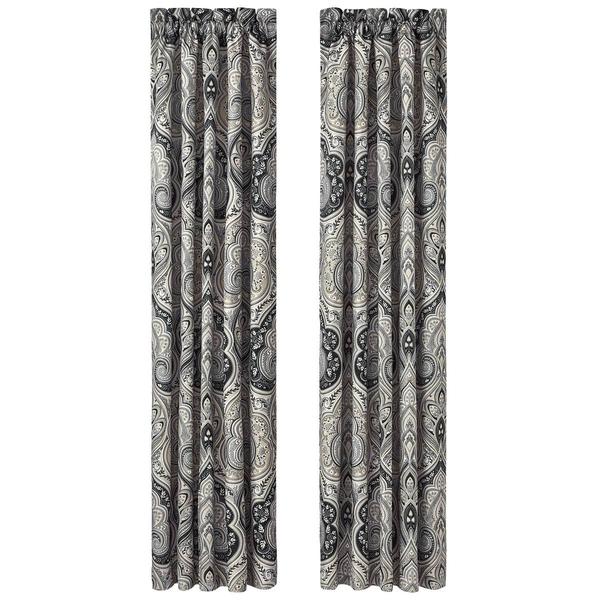 Royal Court Messina Damask Window Panel Pair