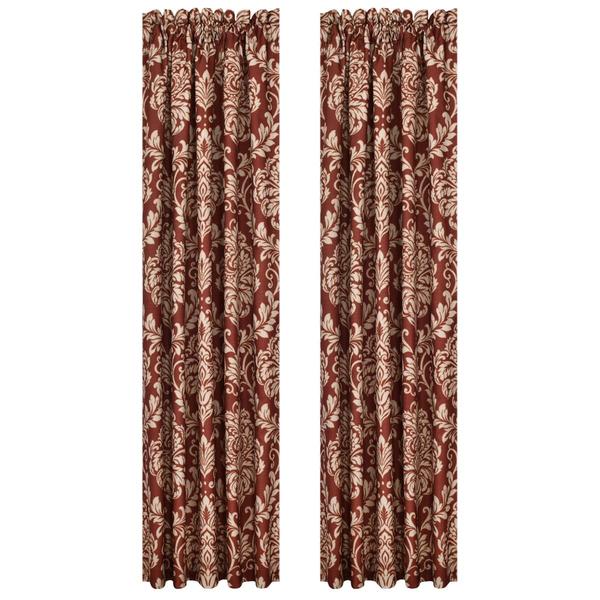 Royal Court Lazia Damask Window Panel Pair