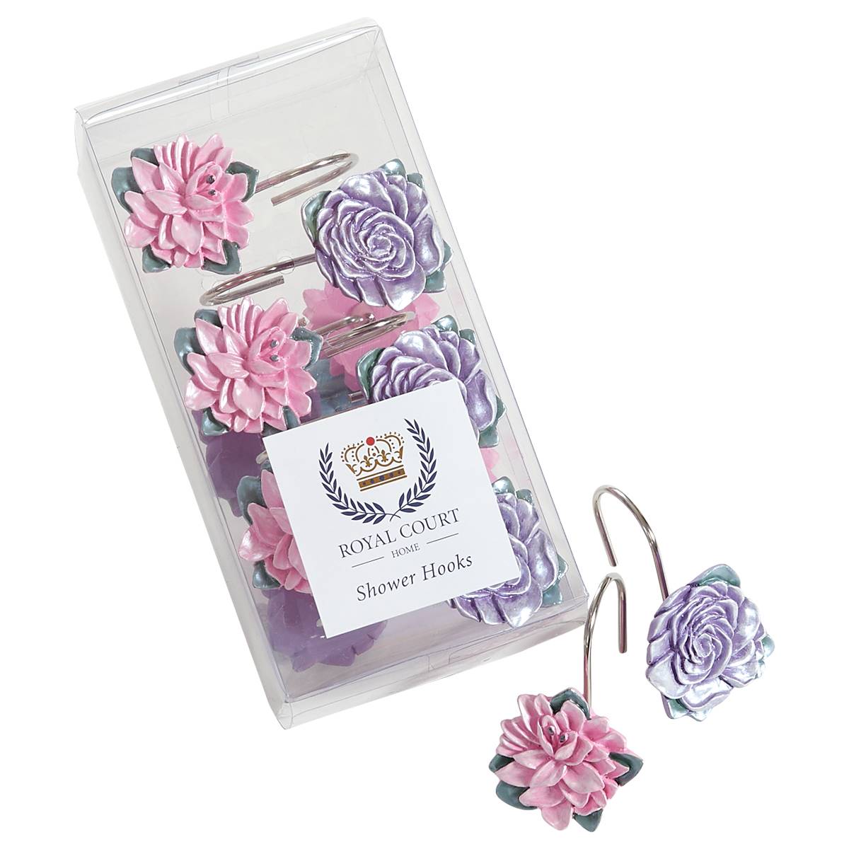 Royal Court Ashleigh Shower Curtain Hooks