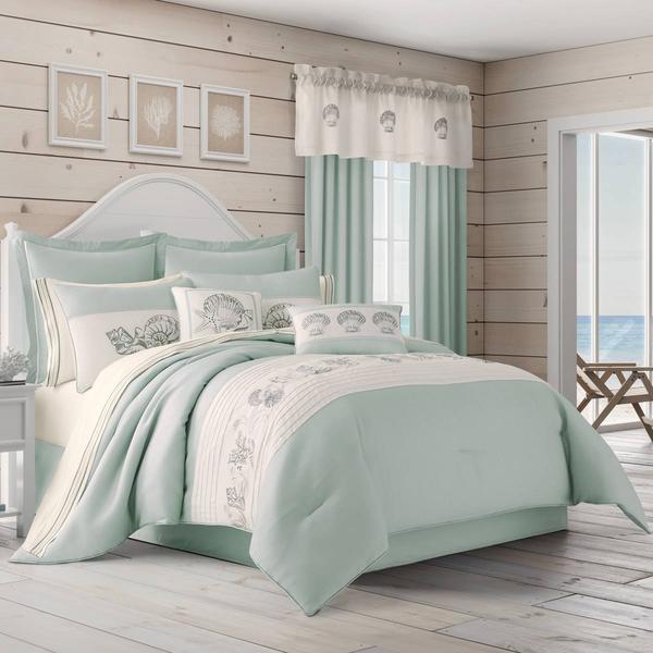 Royal Court Water's Edge 4pc. Reversible Comforter Set