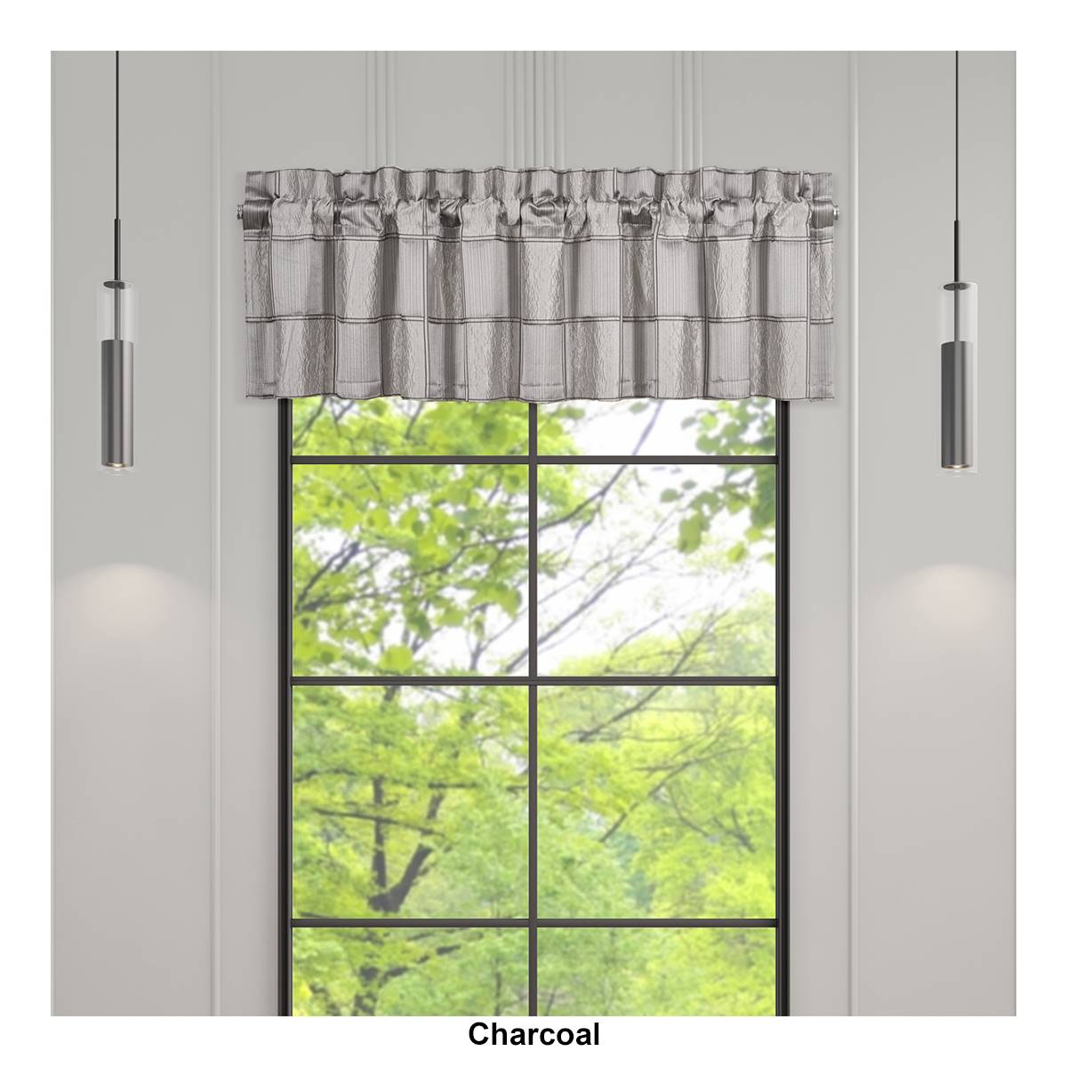 J. Queen New York Brando Window Straight Valance - 88x18