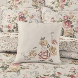 Royal Court Chablis Embroidered Square Decorative Pillow-16x16 alternate view