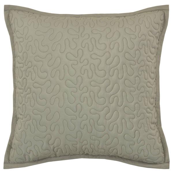 Royal Court Evergreen Square Quilted Decorative Pillow - 16x16