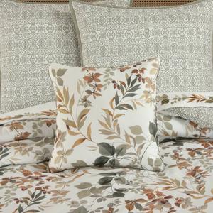 Royal Court Evergreen Square Decorative Throw Pillow - 16x16 alternate view