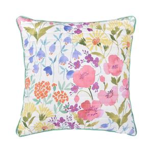J. Queen Bold Jules Square Quilted Throw Pillow - 18x18