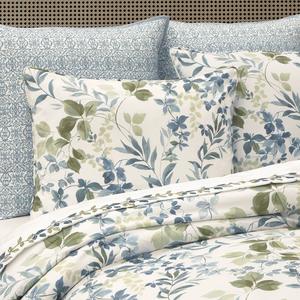 Royal Court Evergreen Blue 4pc. Reversible Comforter Set alternate view