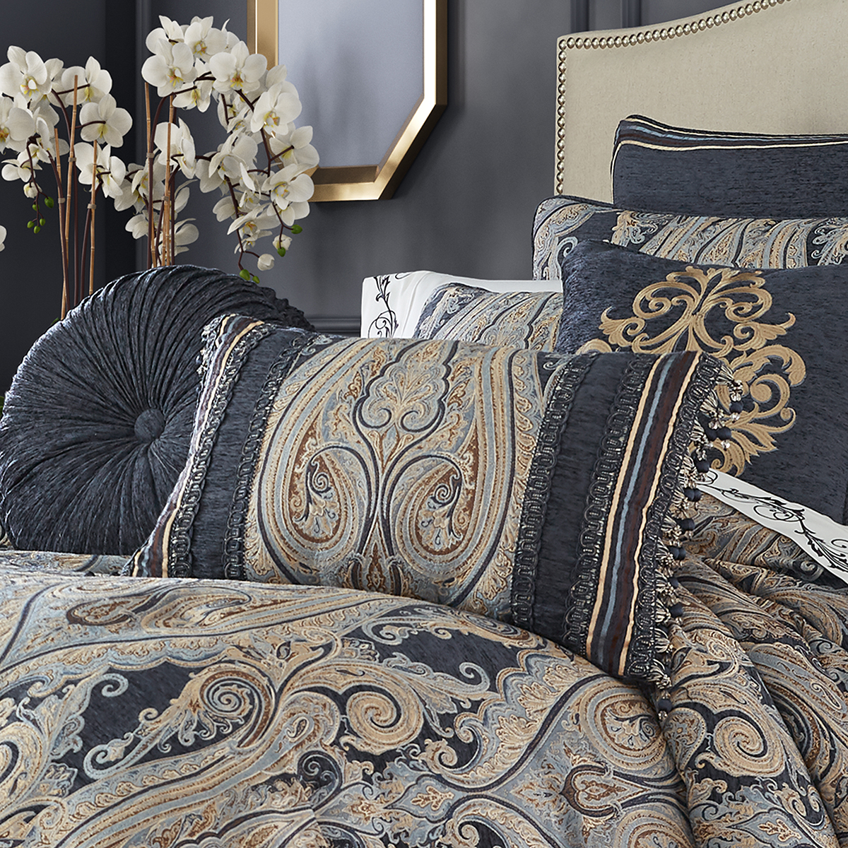 J. Queen New York Luciana Boudoir Decorative Pillow
