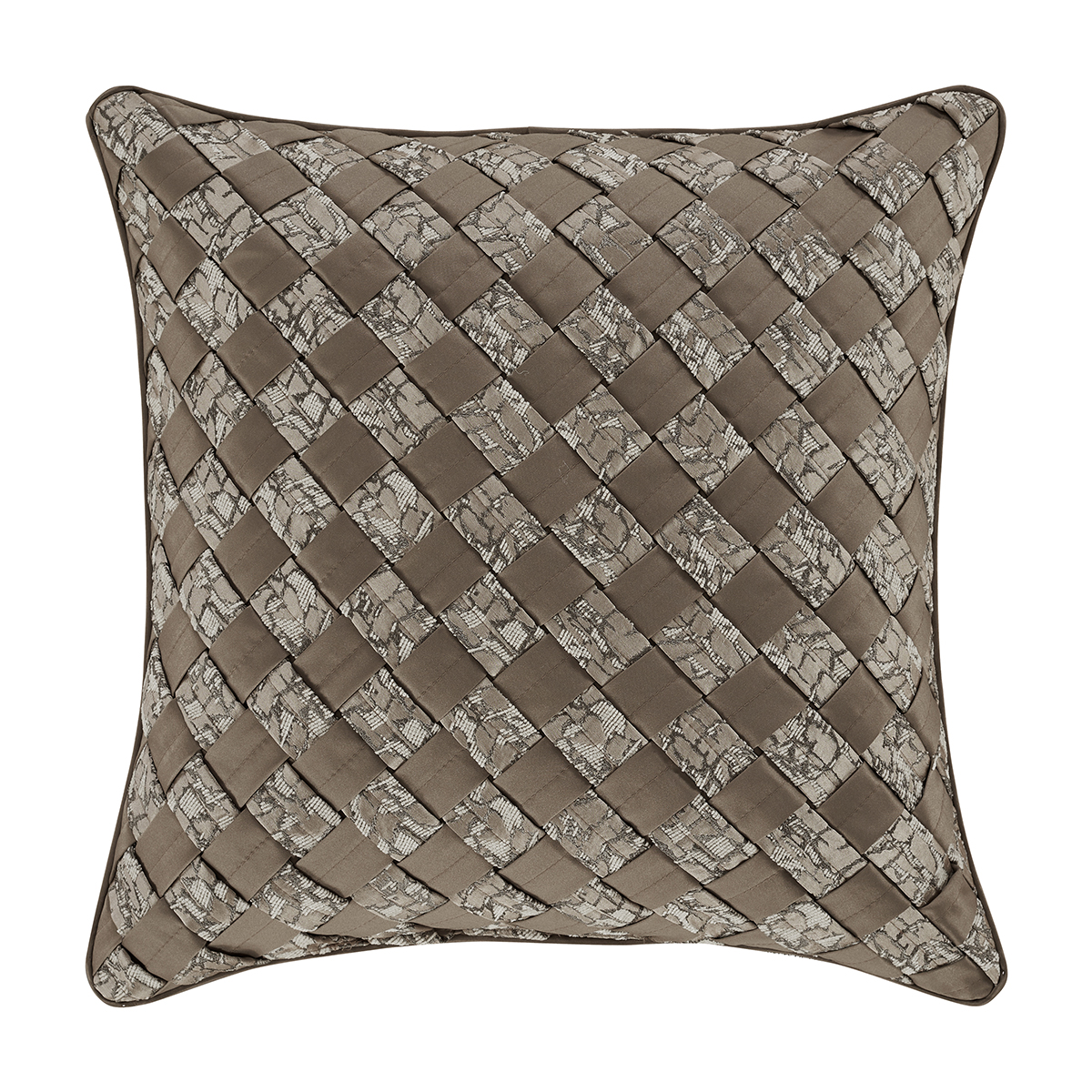 J. Queen New York Cracked Ice Square Decorative Pillow  - 18x18