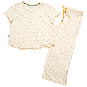 Womens Ocean Pacific Short Sleeve Celestial Pajama Set