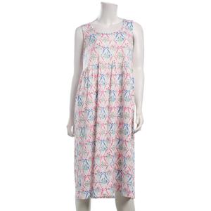 Womens White Orchid Cloud Knit Babydoll Floral Nightgown