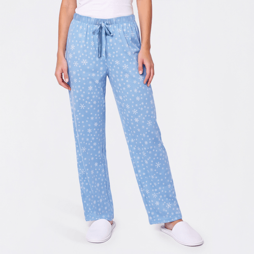 Womens MUK LUKS(R) Falling Snow Cloud Knit Pajama Bottoms