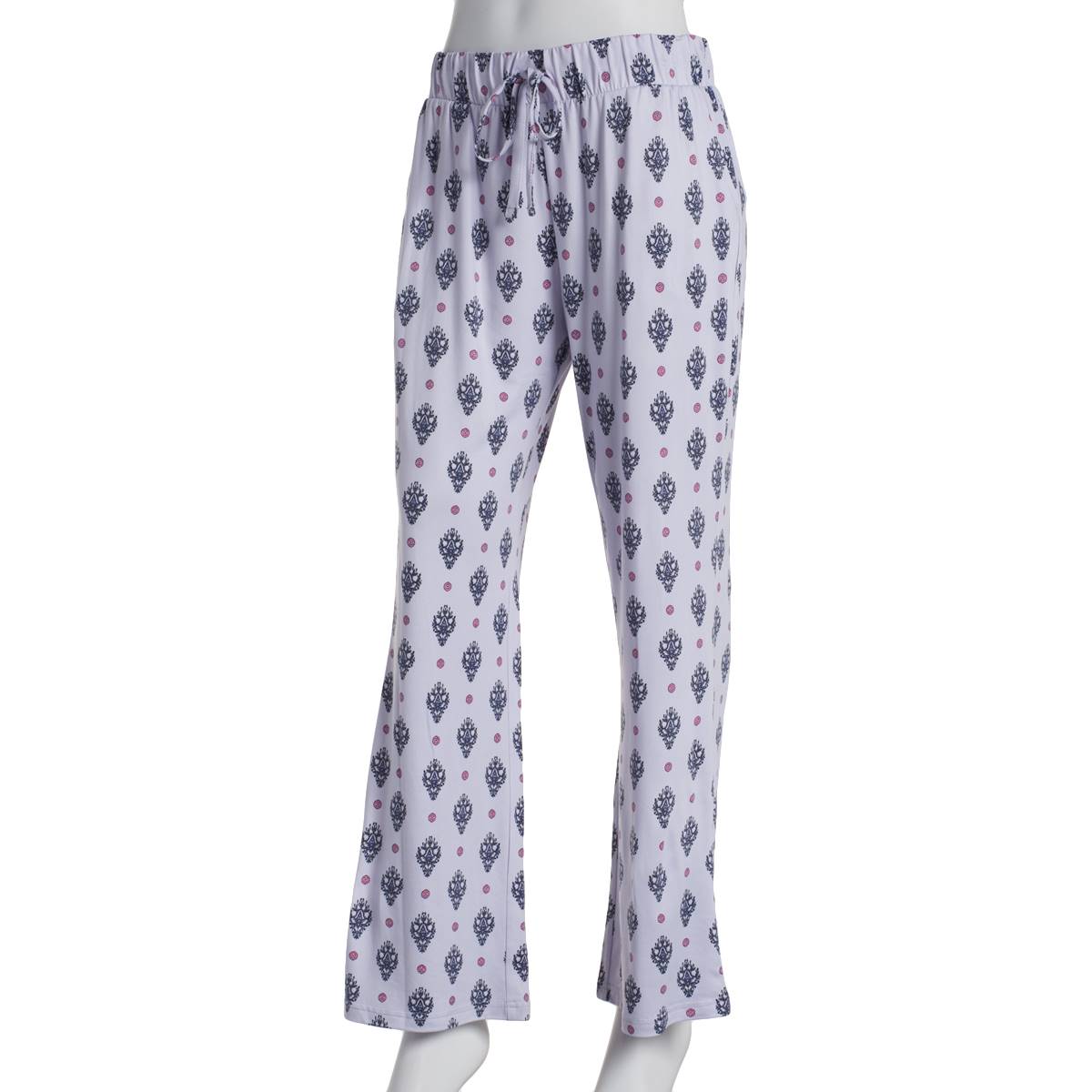 Womens MUK LUKS(R) Cloud Batik Stamp Knit Pajama Pants