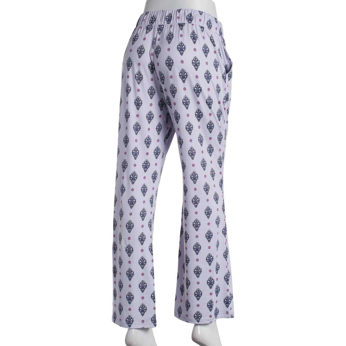 Womens MUK LUKS(R) Cloud Batik Stamp Knit Pajama Pants