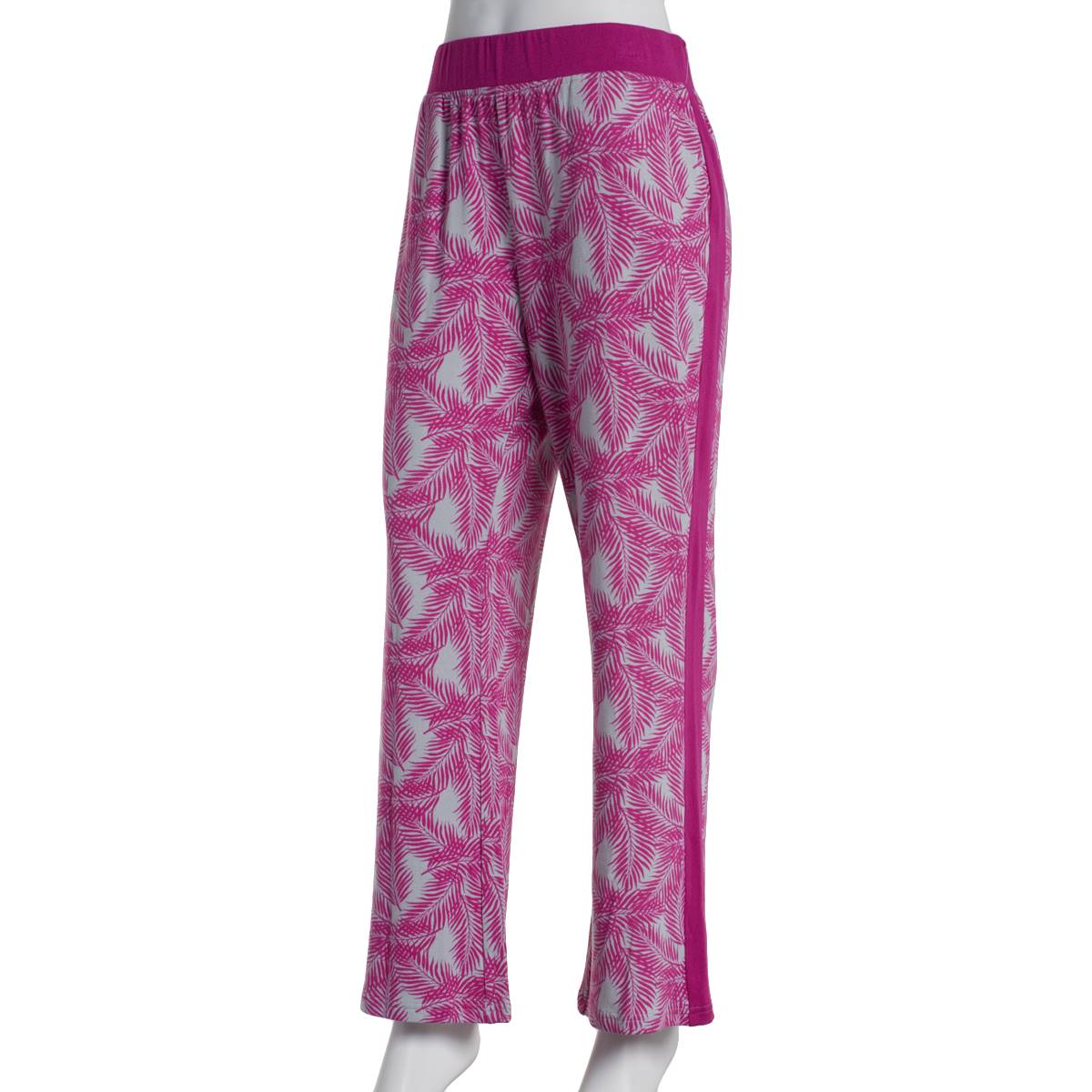 Womens Goodnight Kiss Calm Palm Butterknit Pajama Pants