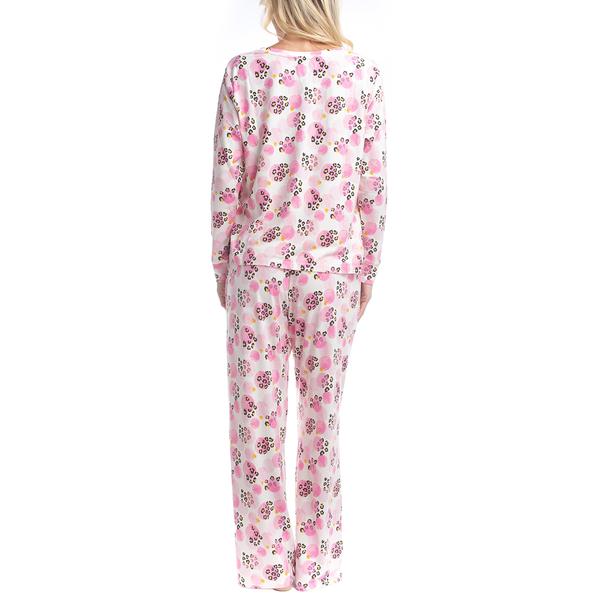 Womens Goodnight Kiss Max & Relax Cheetah Pajama Set alternate view