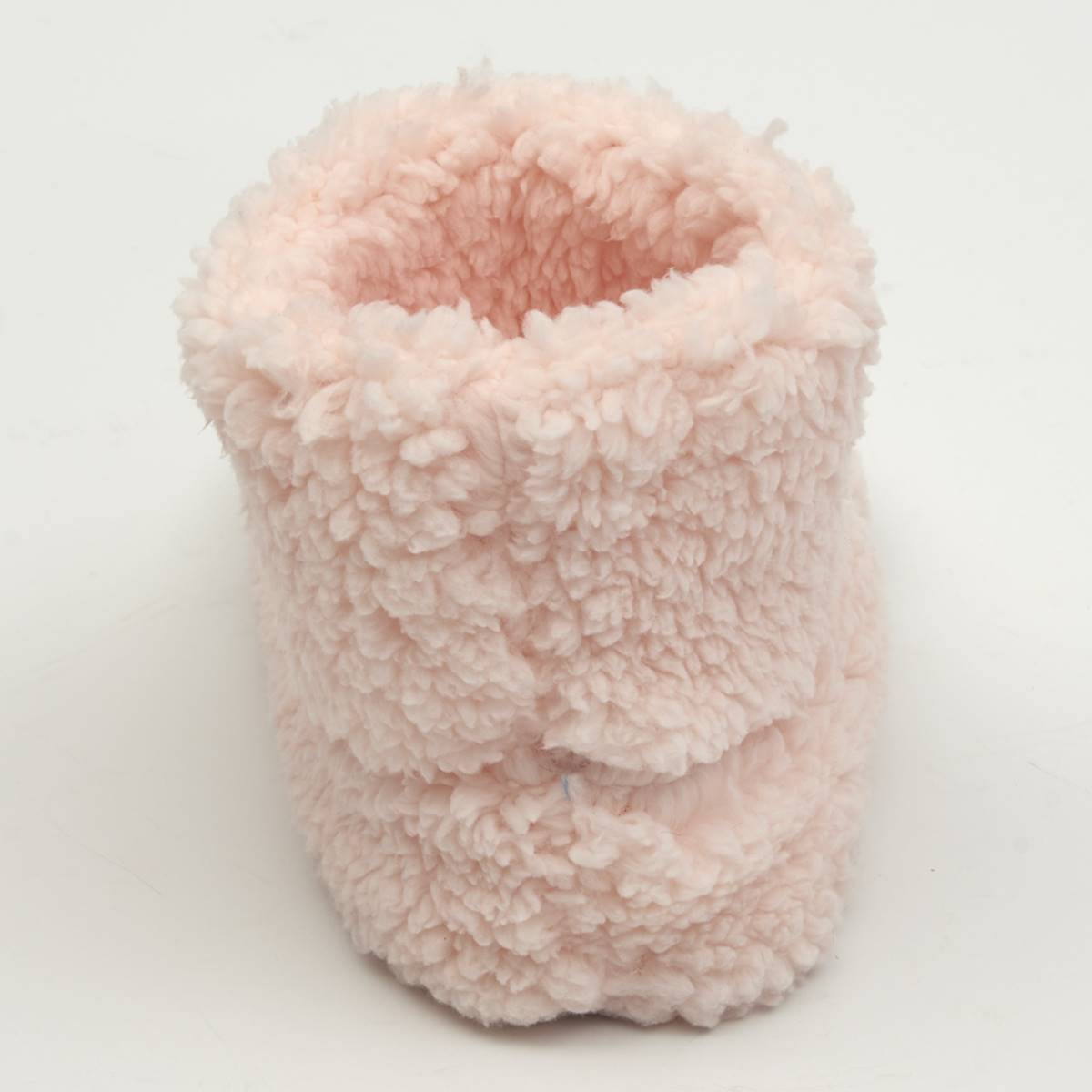 Womens Fuzzy Babba Mini Bootie Slippers