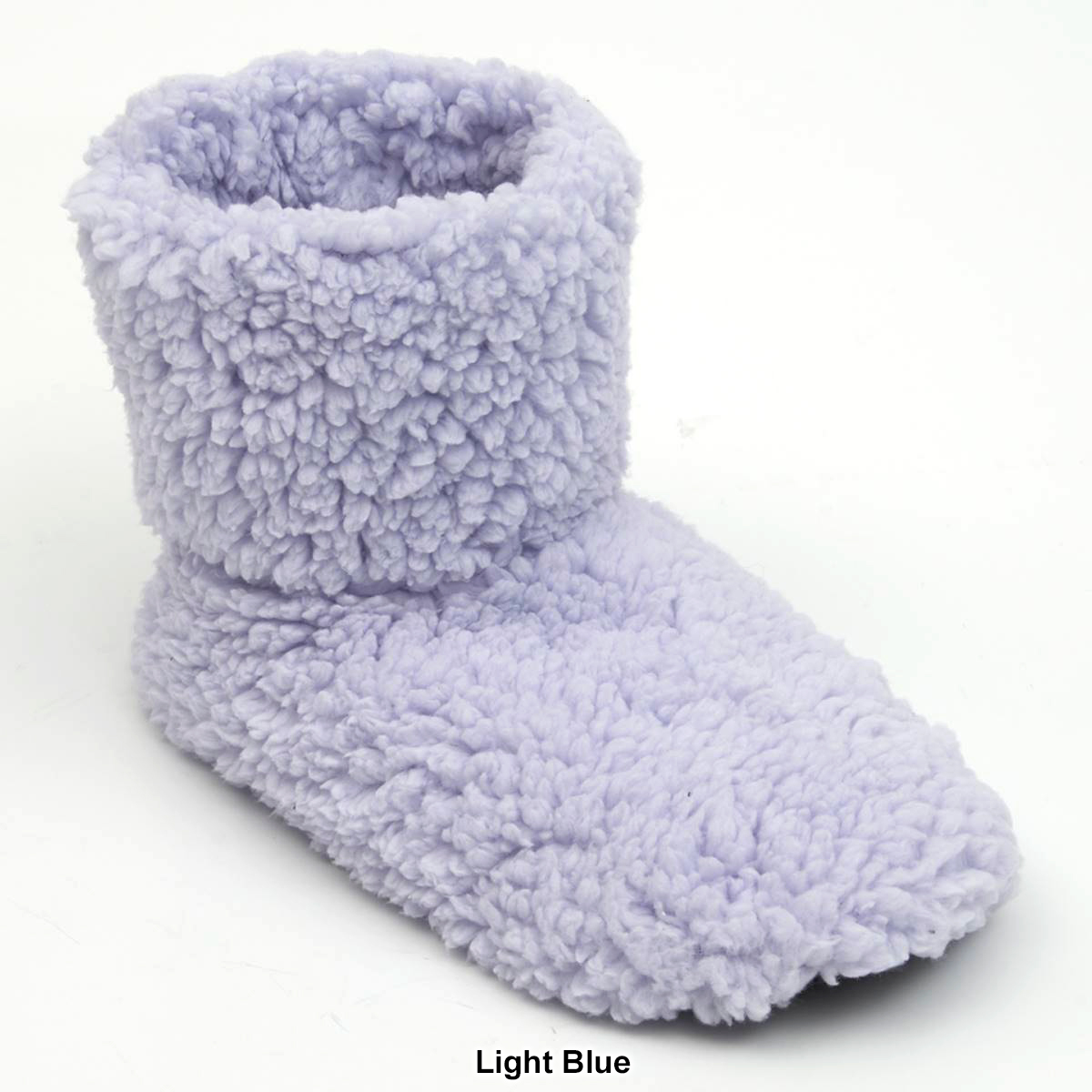 Womens Fuzzy Babba Mini Bootie Slippers