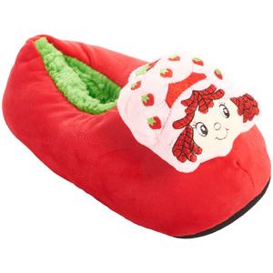 Womens Fuzzy Babba Strawberry Shortcake(tm) Pillow Slippers