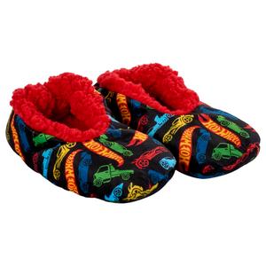 Boys Fuzzy Babba Hot Wheels(R) Slipper Socks