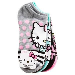 Girls Hello Kitty(R) 5pk. No Show Socks