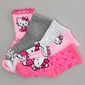 Girls Hello Kitty(R) 5pk. Mid Crew Socks